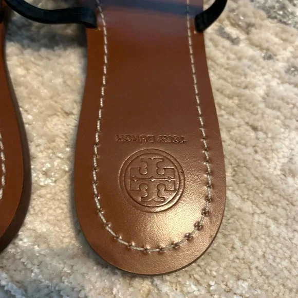 Tory Burch Black and Brown Sandals - Picture 2 of 3